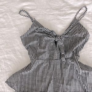 Gingham GB Romper